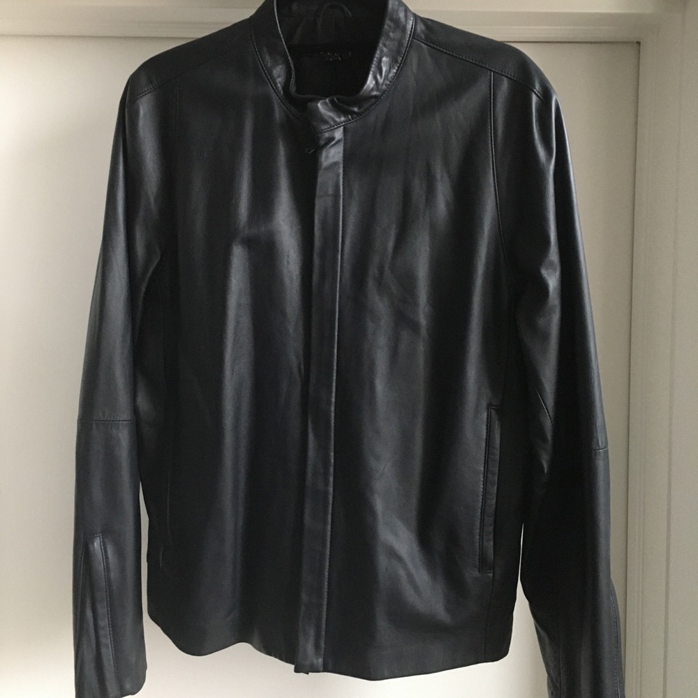 MENS Theory Lambskin leather Jacket